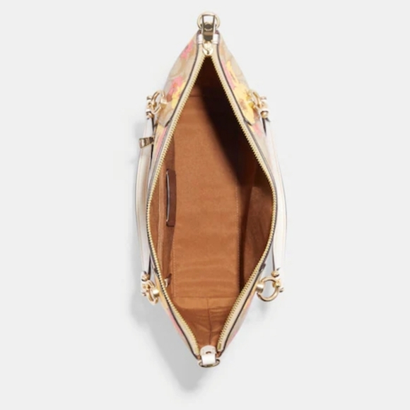 Coach Kacey Satchel In Signature Canvas With Floral Cluster Print - Picture 3 of 16